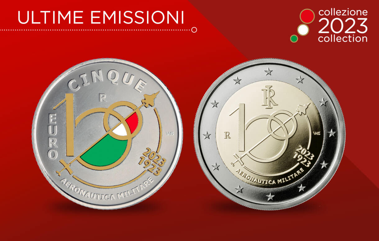 La Collezione Numismatica 2023 celebra i 100 anni dell'Aeronautica Militare