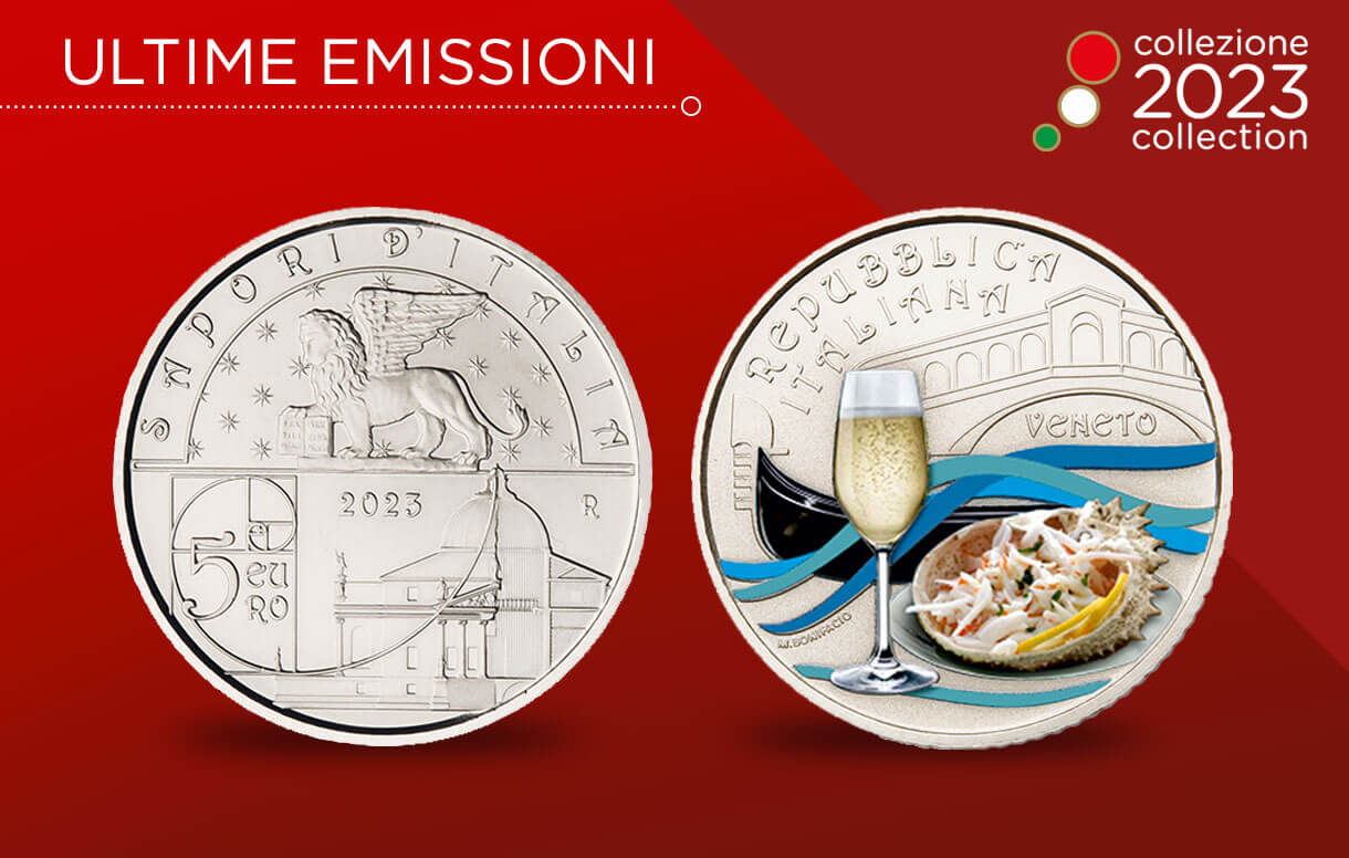 Collezione Numismatica 2023: emessa la moneta dedicata alle eccellenze enogastronomiche del Veneto