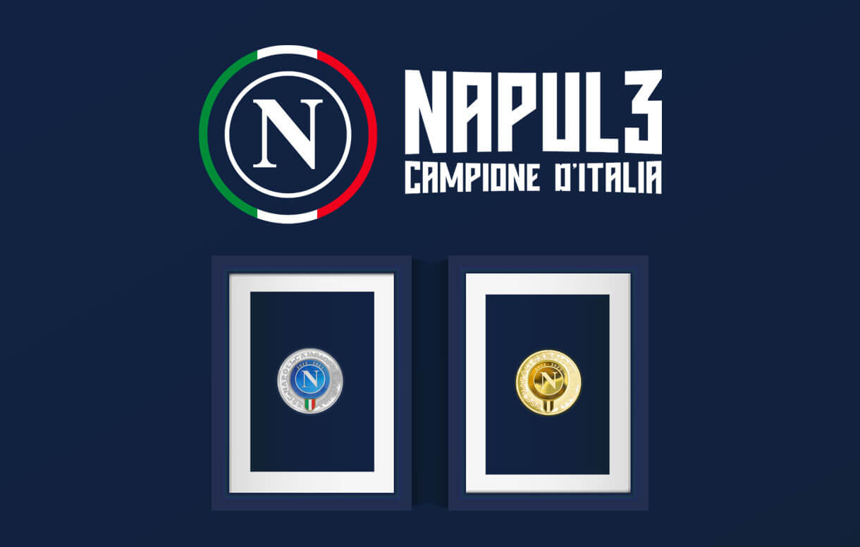 Alla Zecca dello Stato la presentazione in anteprima delle medaglie celebrative del Napoli Campione d'Italia