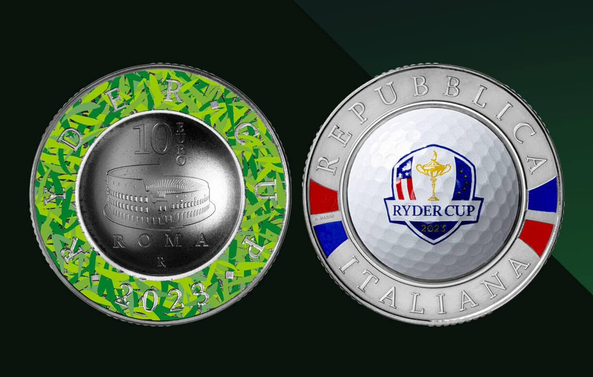 Collezione Numismatica 2023: la moneta tridimensionale che celebra il torneo internazionale di golf 