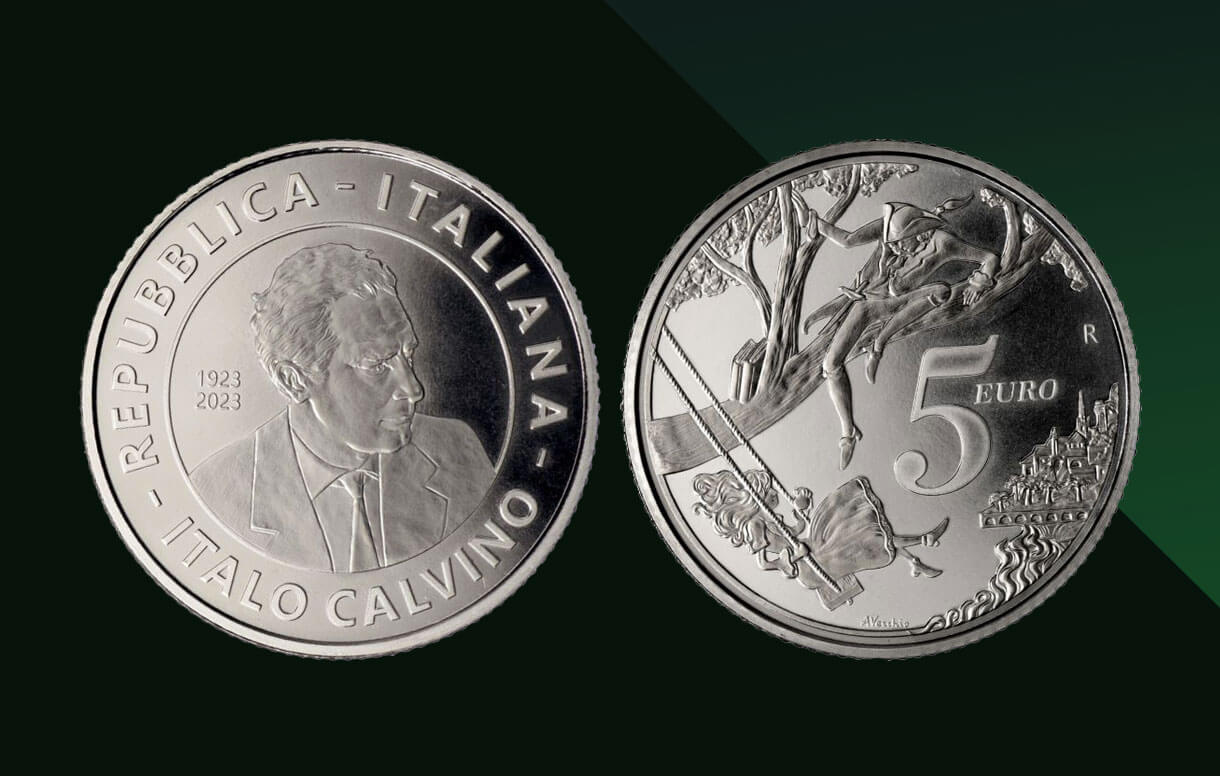 LA COLLEZIONE NUMISMATICA 2023 DELLA REPUBBLICA ITALIANA CELEBRA IL CENTENARIO DELLA NASCITA DI ITALO CALVINO