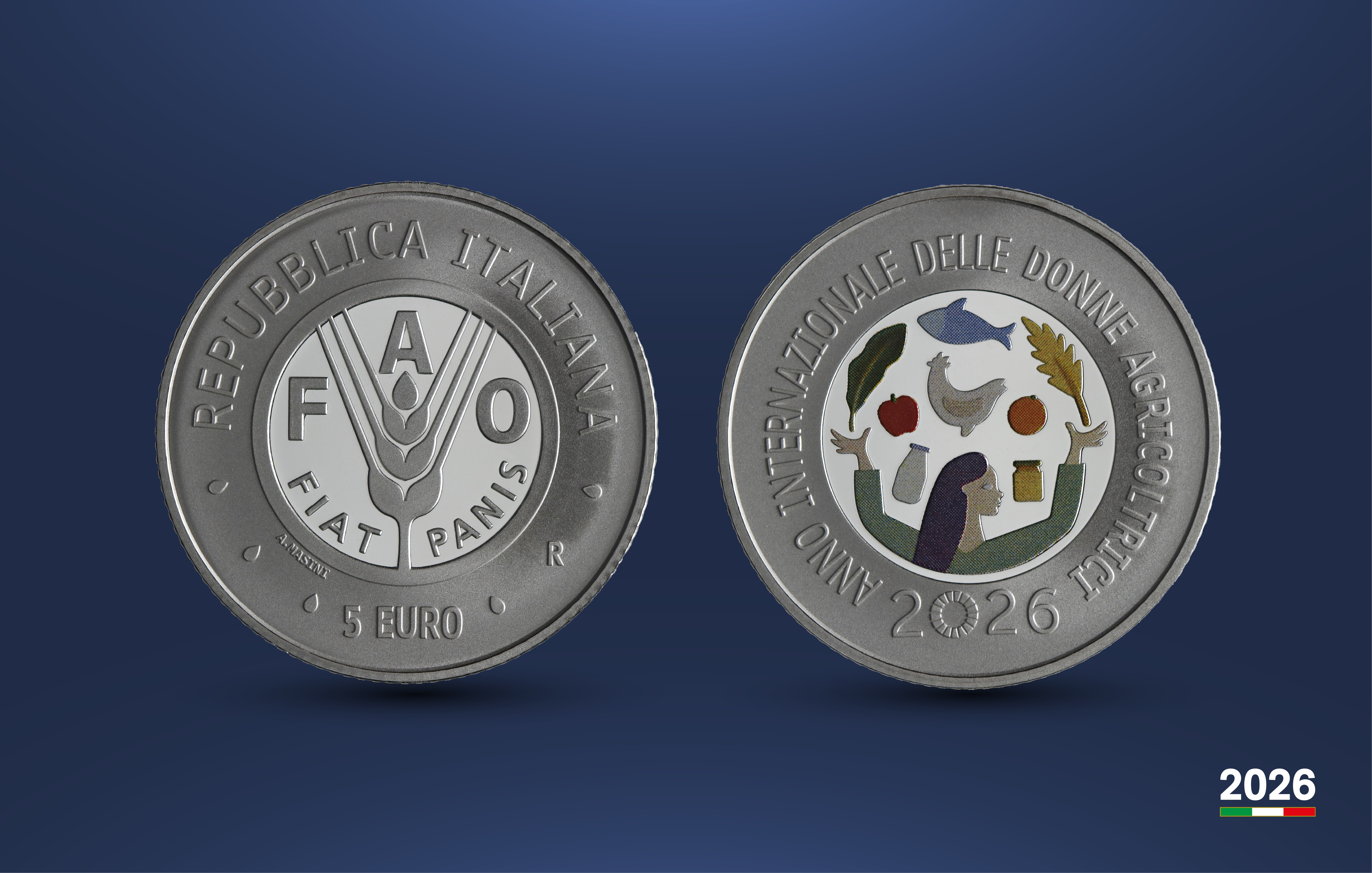Numismatica, presentata alla FAO la moneta per celebrare l'Anno internazionale delle Donne agricoltrici