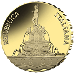 10€ Serie Fontane d'Italia - Fontana del Nettuno Bologna